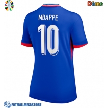 Fotballdrakt Dame Frankrike Kylian Mbappe #10 Hjemmedrakt EM 2024 Kortermet